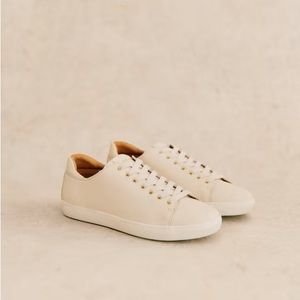 SÉZANE JACK sneakers in smooth ecru size 37